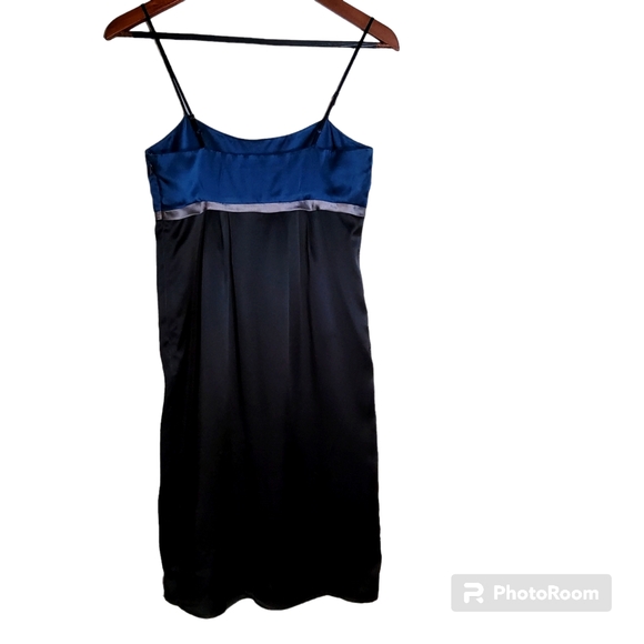 H&M Women's 100% Silk Spaghetti Straps Mini Dress Size 1/2 - Picture 2 of 4